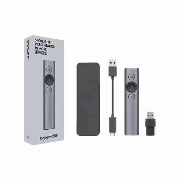 Logitech Spotlight Wireless Presentation Remote Black
