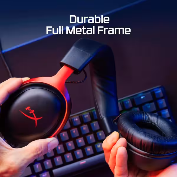 HyperX Cloud III Wired Gaming Headset with Microphone – 3.5mm Over-Ear