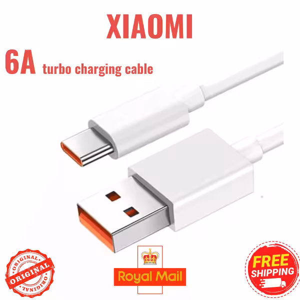 Xiaomi 6A USB-A to USB-C Fast Charging Cable 1m