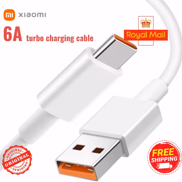 Xiaomi 6A USB-A to USB-C Fast Charging Cable 1m