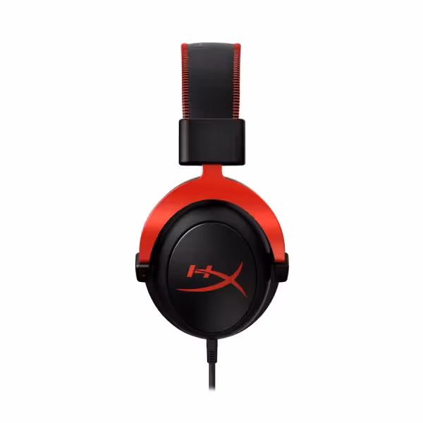 HyperX Cloud II Wired Gaming Headset Red 7.1 Virtual Surround Sound & Noise-Cancelling Mic
