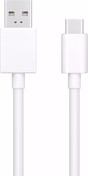 OPPO SUPERVOOC 65W 6.5A USB-A to USB-C Charging Cable White