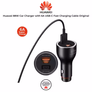 Huawei 88W SuperCharge USB-C Dual-Port Car Charger Adapter Set
