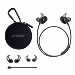 Bose SoundSport Wireless Headphones Black Bluetooth NFC