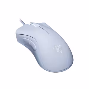 Razer DeathAdder Essential Wired Gaming Mouse White 6400 DPI 5 Buttons