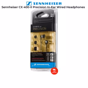Sennheiser CX 400 II In-Ear Headphones with In-line Mic Black