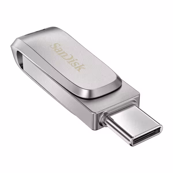 SanDisk Ultra Dual Drive Luxe 256GB USB-C and USB-A Flash Drive