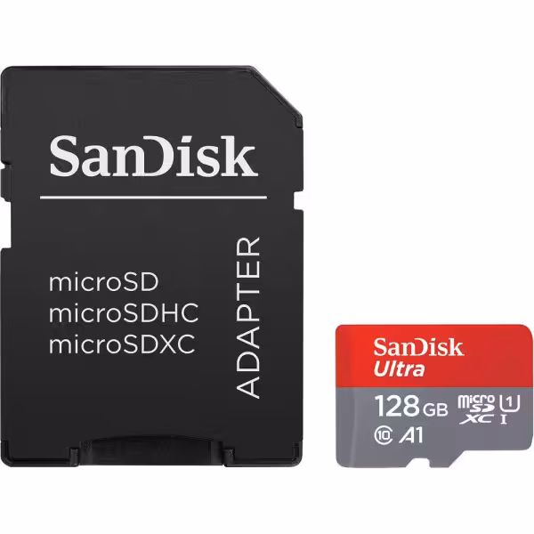 SanDisk Ultra 128GB microSDXC Card 140MB/s UHS-I