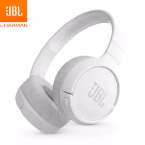 JBL T500BT Bluetooth Headphones White (300mAh, 3.7V)