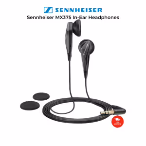 Sennheiser MX 375 Wired In-Ear Headphones Black