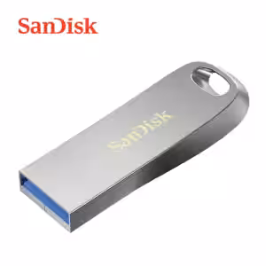 SanDisk Ultra Luxe 32GB,64GB,128GB,256GB USB Flash Drive USB 3.1 up to 150 MB/s, Silver - 32gb