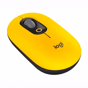 Logitech POP Wireless Mouse Blast Yellow Black