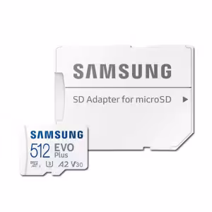 Samsung EVO Plus 512GB MicroSDXC Card U3 V30 A2 130MB/s