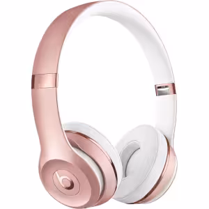 Beats by Dr. Dre Solo3 Wireless Headphones Rose Gold (Refurbished) Apple W1 Chip