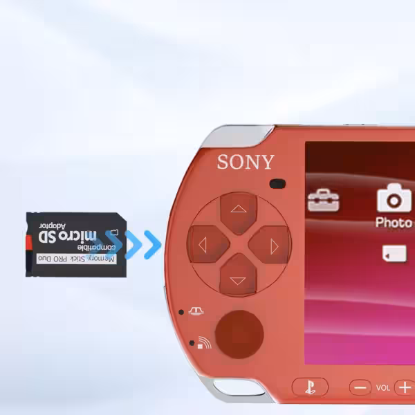 PSP Memory Card Adapter Micro SD to MS Pro Duo – Sony PSP 1000 2000 3000