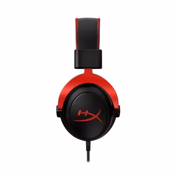 HyperX Cloud II Gaming Headset – Wired Stereo Over-Ear Mic for PC PS4 PS5 Red
