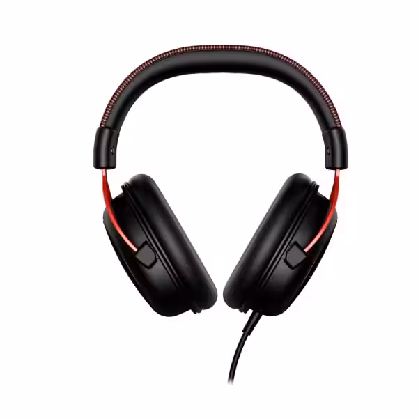 HyperX Cloud II Gaming Headset – Wired Stereo Over-Ear Mic for PC PS4 PS5 Red