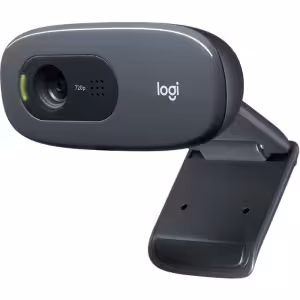 Logitech C270 HD 720p USB Webcam Black