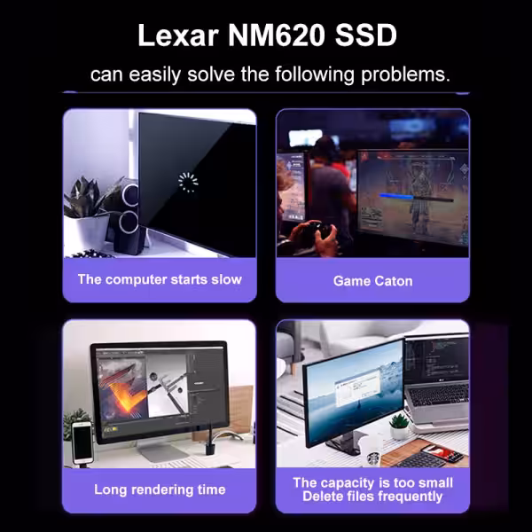 Lexar NM620 NVMe M.2 SSD Hard Disk 1TB