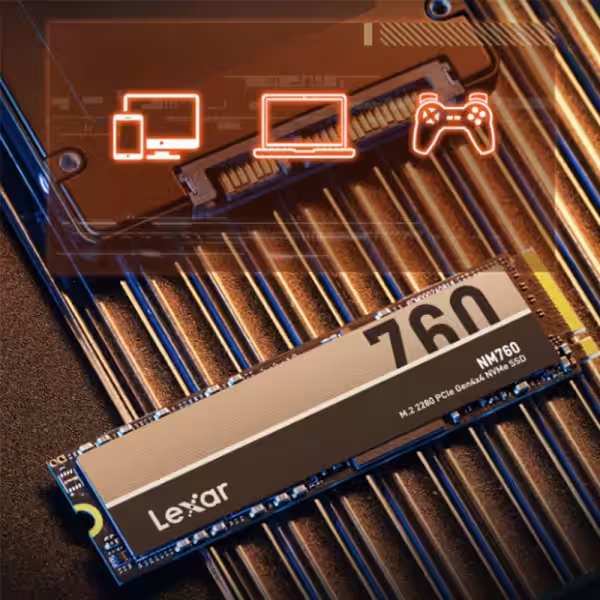 Lexar SSD M2 NVME 512GB NM760