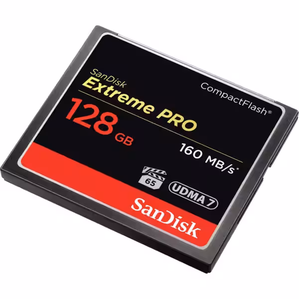 SanDisk 128GB Extreme Pro Compact Flash Memory Card