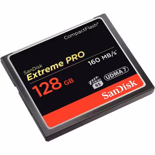 SanDisk 128GB Extreme Pro Compact Flash Memory Card