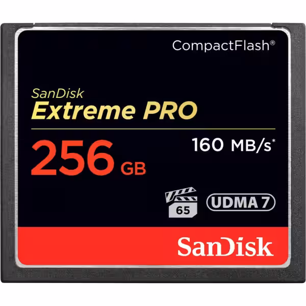 SanDisk 256GB Extreme Pro Compact Flash Memory Card