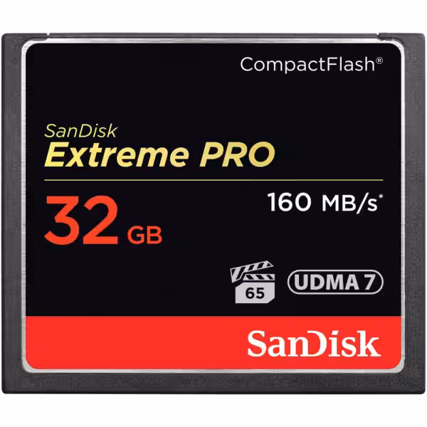 SanDisk 32GB Extreme Pro CompactFlash Memory Card