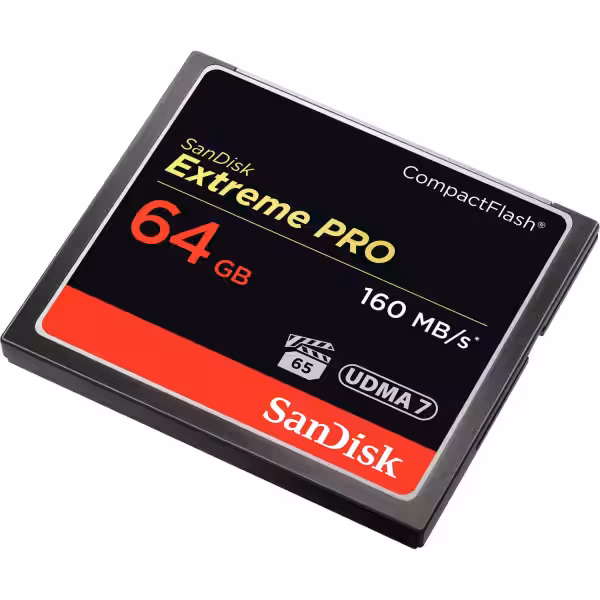 SanDisk 64GB Extreme Pro CompactFlash Memory Card