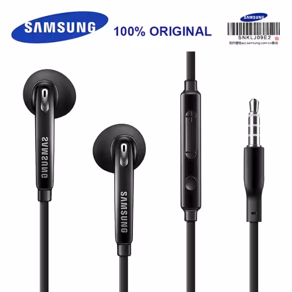 SAMSUNG EO-EG920BW Wired Earphone - white-10-pcs