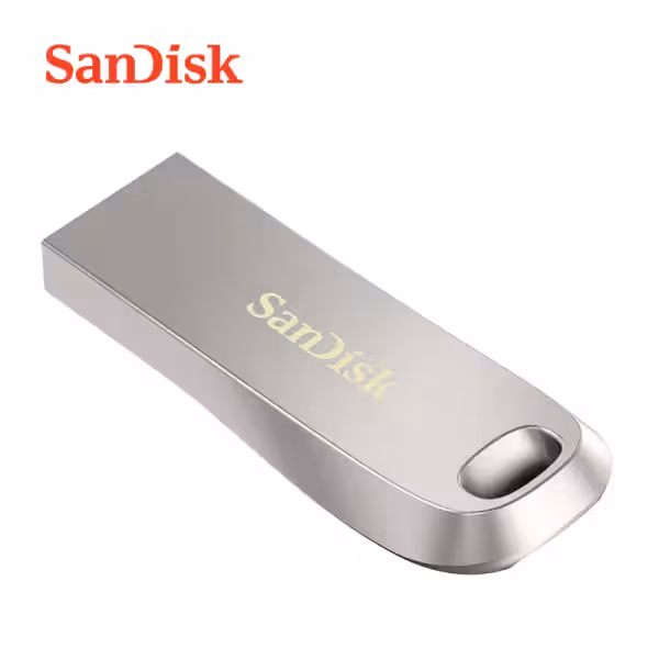 SanDisk Ultra Luxe 32GB,64GB,128GB,256GB USB Flash Drive USB 3.1 up to 150 MB/s, Silver - 128gb
