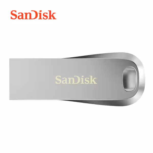 SanDisk Ultra Luxe 32GB,64GB,128GB,256GB USB Flash Drive USB 3.1 up to 150 MB/s, Silver - 128gb