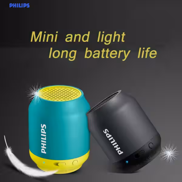 Philips BT25 Wireless Portable Mini Speaker - black , speaker