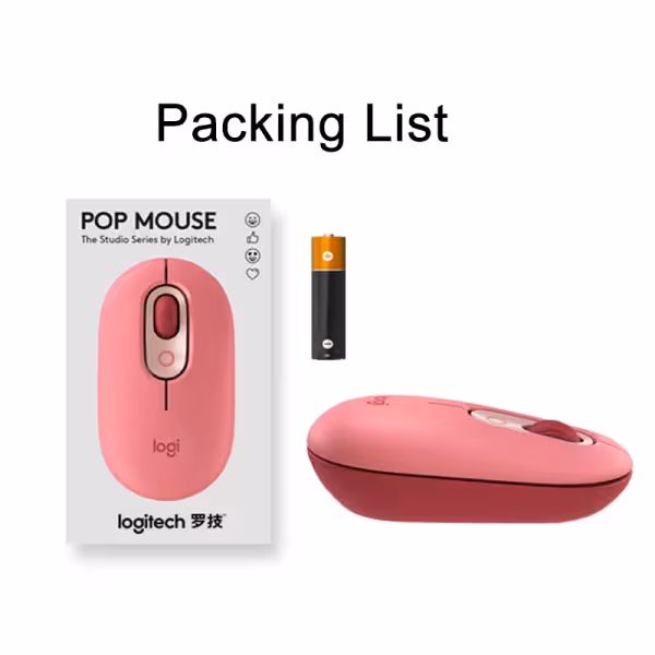 Logitech POP Wireless Mouse Blast Yellow Black