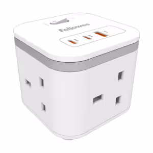 Fellowes Power Cube Type G Power Socket White 100137166