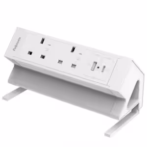 Fellowes Power Desk 2 Type G Power Module White 100137181