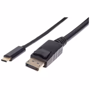 Manhattan USB-C to DisplayPort Cable, 4K@60Hz, 2m Black