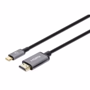 Manhattan AVMN153591 USB-C to HDMI Cable, 4K@60Hz, 1m, Black