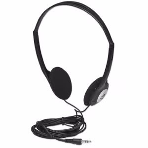 Stereo On-Ear Headphones (3.5mm), Adjustable Split Headband, Foam Earpads, Speaker 80W max, Standard