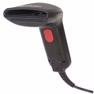 Manhattan AVMN178488 Contact CCD Handheld Barcode Scanner USB 60mm Black