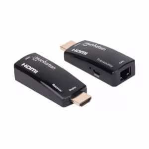 Manhattan HDMI over Ethernet Extender Kit 1080p 60Hz 60m Black