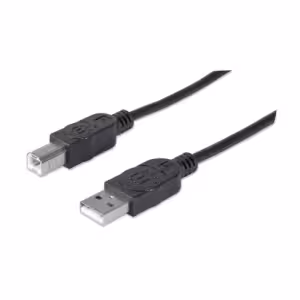 USB-A to USB-B Cable, 5m, Male to Male, 480 Mbps (USB 2.0), Equivalent to Startech USB2HAB5M, Hi-Spe