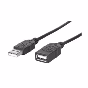 USB-A to USB-A Extension Cable, 1.8m, Male to Female, 480 Mbps (USB 2.0), Equivalent to Startech USB