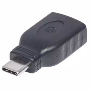 USB-C to USB-A Adapter, Male to Female, 5 Gbps (USB 3.2 Gen1 aka USB 3.0), Equivalent to Startech US