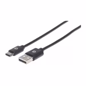 USB-C to USB-A Cable, 50cm, Male to Male, Black, 480 Mbps (USB 2.0), Equivalent to Startech USB2AC50