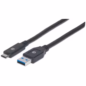 Manhattan USB-C to USB-A Cable Black 3m 5Gbps 3A