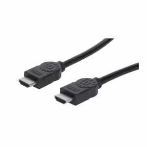 Manhattan HDMI with Ethernet Cable 4K@30Hz 1.8m Male to Male Black