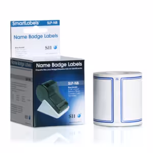 Seiko SLP-NB Blue Name Badge Labels (42100618)