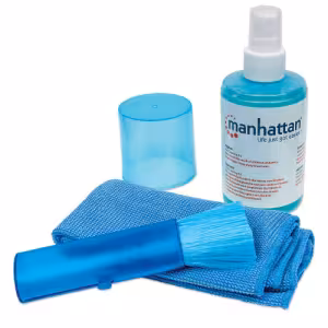 LCD Cleaning Kit, Alcohol-free, Includes Cleaning Solution (200ml), Brush and Microfibre Cloth, Idea