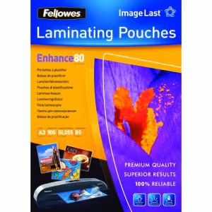 Fellowes ImageLast A3 Laminating Pouches 80 Micron 100 Pack